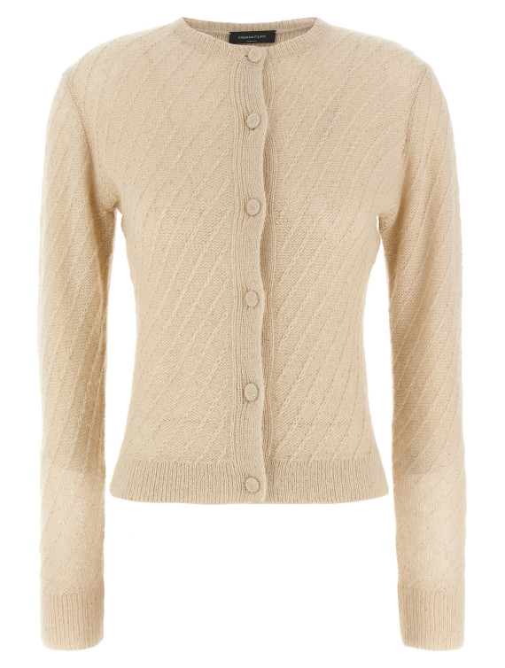 Sequin crochet cardigan #1