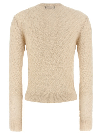 Sequin crochet cardigan #