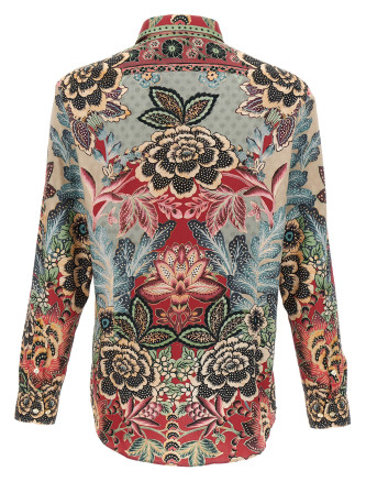 Flower and foliage shirt #