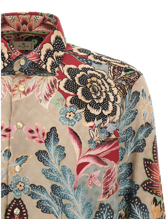 Flower and foliage shirt #