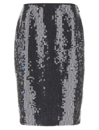 'Net Sequin Midi' skirt