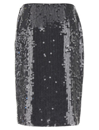 'Net Sequin Midi' skirt #