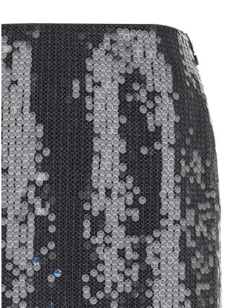 'Net Sequin Midi' skirt #