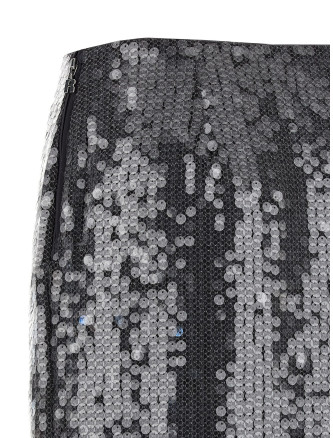 'Net Sequin Midi' skirt #