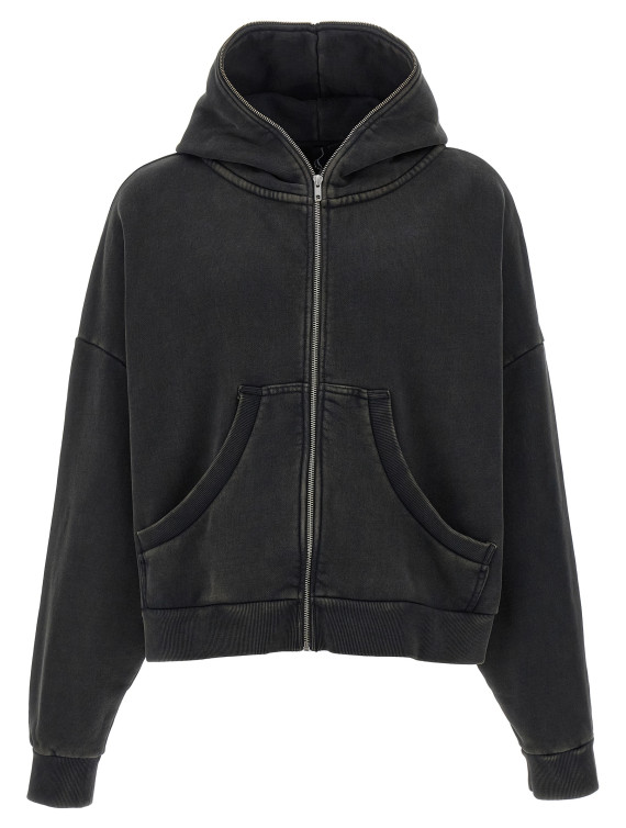 'Eternal Zip Washed' hoodie #1