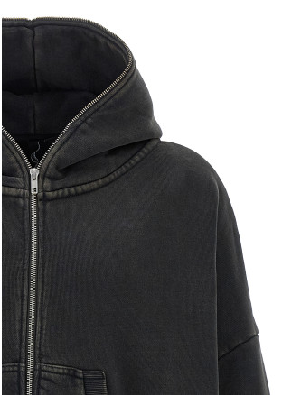 'Eternal Zip Washed' hoodie #