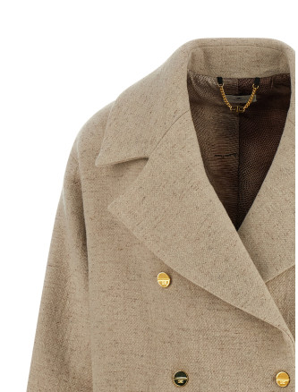 Double-breasted coat #