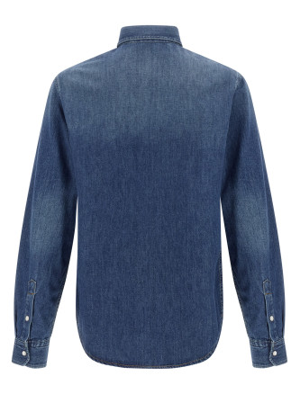 'Medusa' patch shirt #