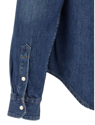 'Medusa' patch shirt #