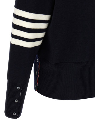 '4-Bar' Wool cardigan #