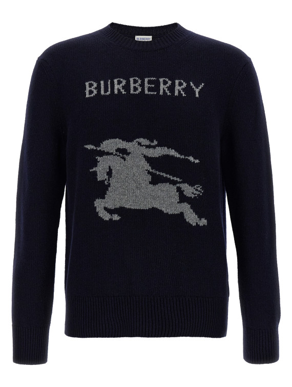 Logo intarsia sweater #1