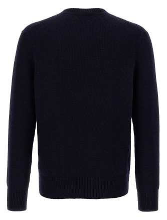 Logo intarsia sweater #