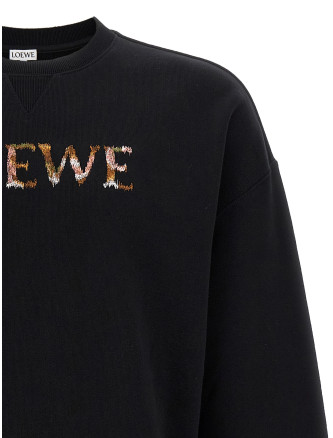 Logo embroidery sweatshirt #