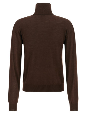 Turtleneck sweater dropped shoulders #