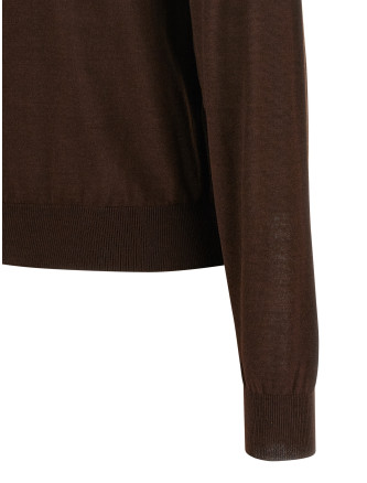 Turtleneck sweater dropped shoulders #