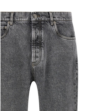 'Greyscale' denim jeans #