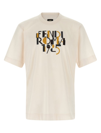 'Fendi Roma 1925' print T-shirt