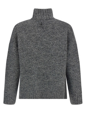 'Leather Patch Pocket' sweater #