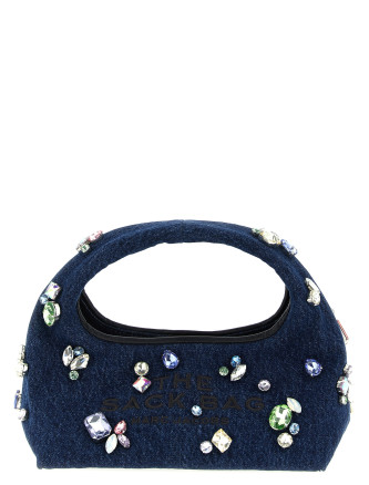 'The Gem Denim Mini Sack' handbag