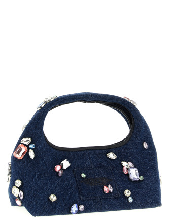 'The Gem Denim Mini Sack' handbag #