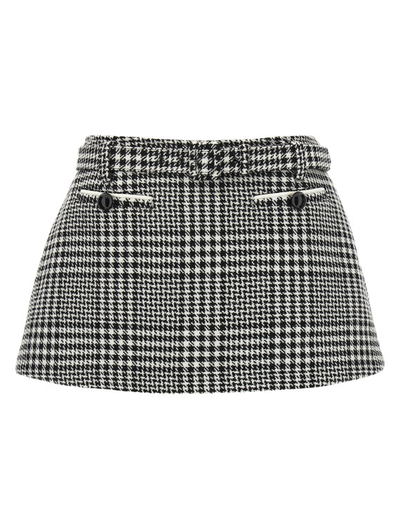 Bouclé wool skort #1