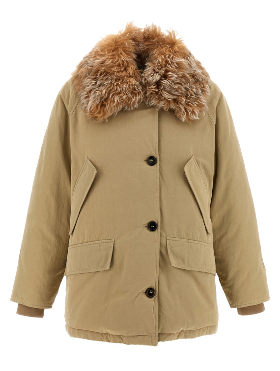 Fur collar jacket #1