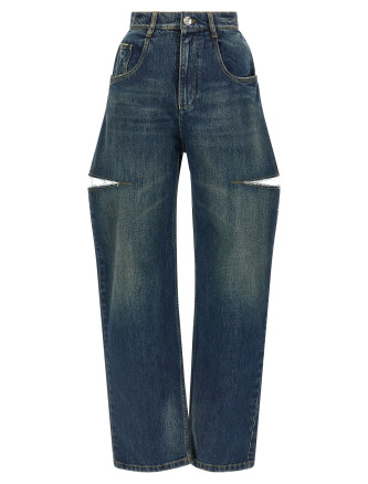 Cut-out jeans