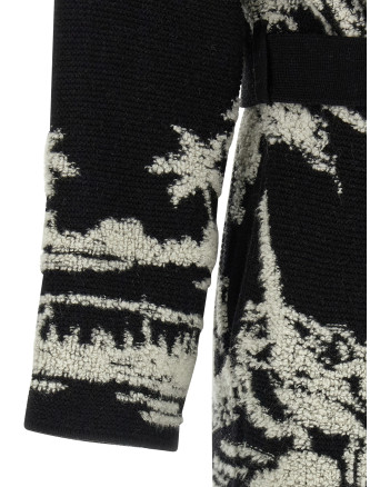 'Palm Grove Tales' coat #