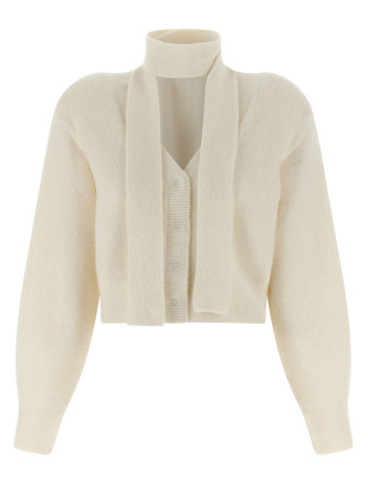 Scarf cardigan