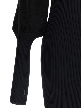 'Thin And Thick Knit' dress #