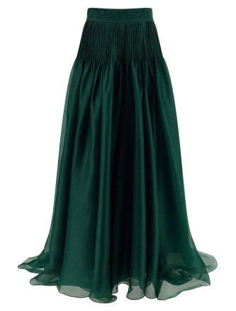 'Pintucked Organza' skirt
