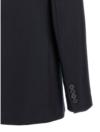 Lurex single-breasted blazer #