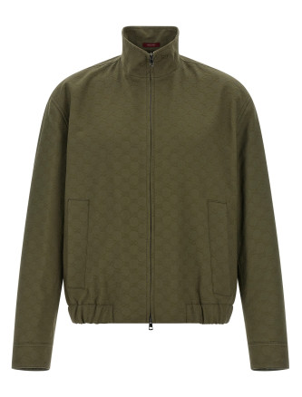 GG fabric bomber jacket