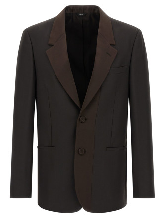 Crepe wool blazer