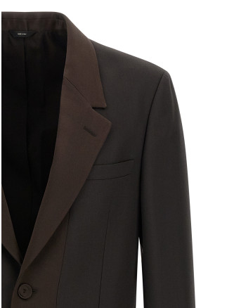Crepe wool blazer #