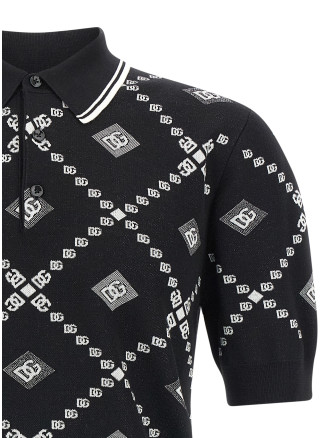 Knitted polo shirt #