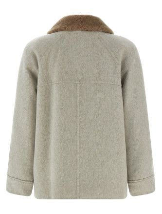 Sheepskin insert jacket #