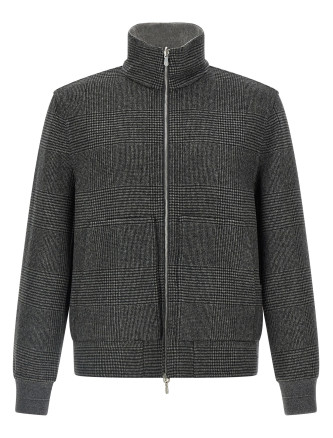 Cashmere reversible bomber jacket