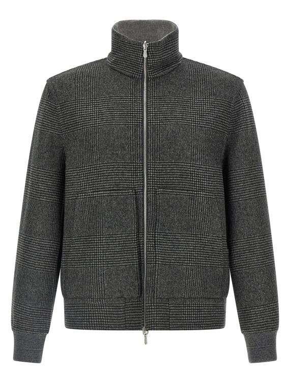 Cashmere reversible bomber jacket #1