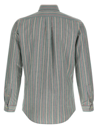 Button-down striped shirt #