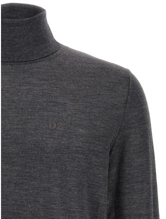 'D2' turtleneck sweater #