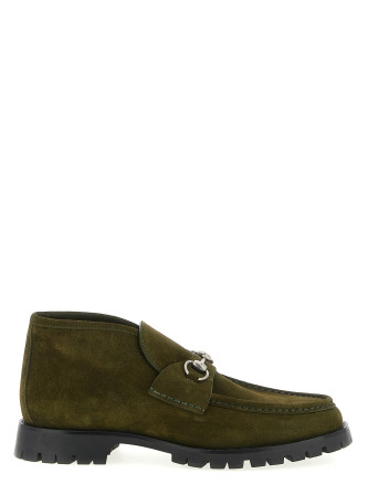 Horsebit ankle boots