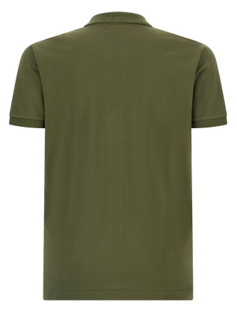 Logo patch polo shirt #