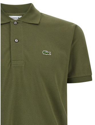 Logo patch polo shirt #