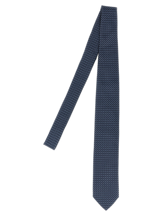 Patterned silk tie #1