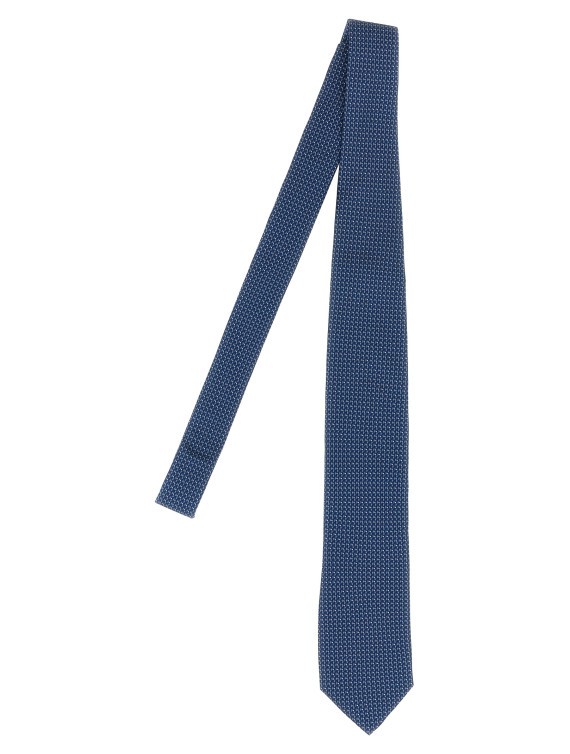 Patterned silk tie #1
