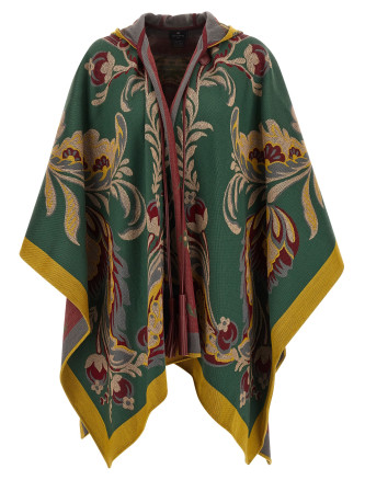 Floral paisley cape
