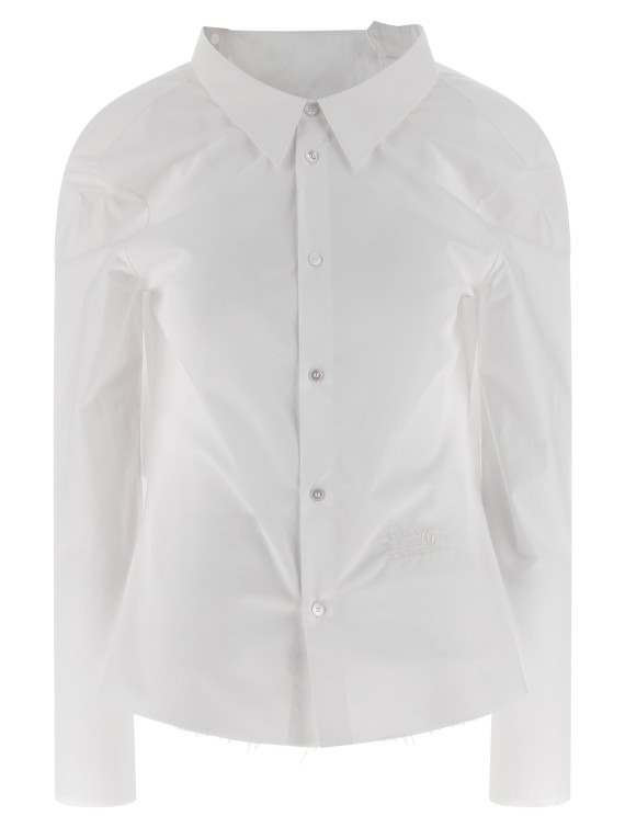 'Numeric signature MM6' embroidered shirt #1