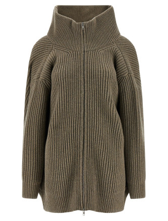 Panel insert cardigan #