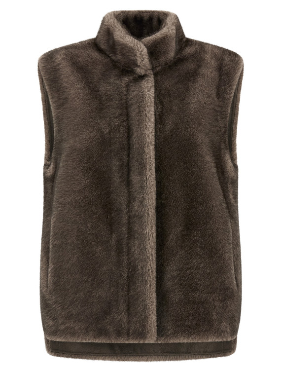 Faux fur vest #1